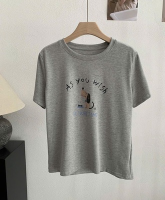 Áo thun ngắn tay cún 2402