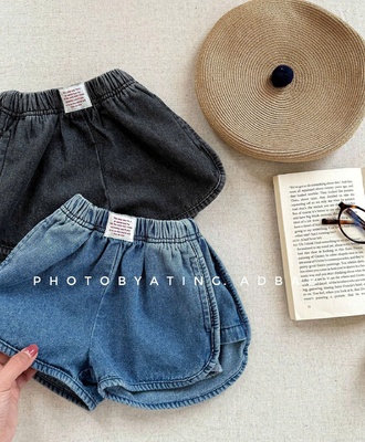Quần short denim cạp chun 2702