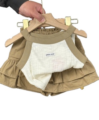 Sét váy áo cổ yếm bg 2802