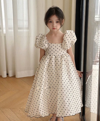 Váy công chúa chấm bi bg 2802