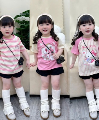 Sét 3 áo tone hồng bg