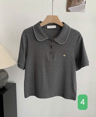 Polo cổ xen viền xinh 2902