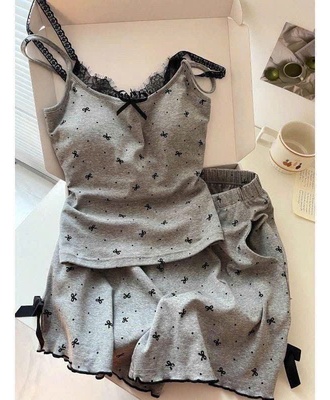 Bộ ngủ 2 dây nữ 0103