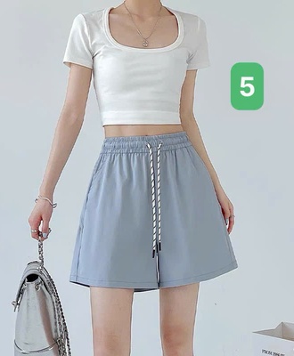 Quần short gió cạp chun 0803