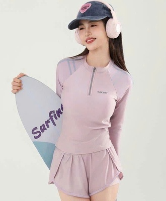 Bộ bơi dài tay nữ 0803