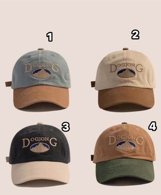 Mũ lưỡi trai trẻ e phối màu 0903