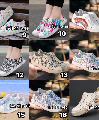 Giày nativen nam nữ 1003