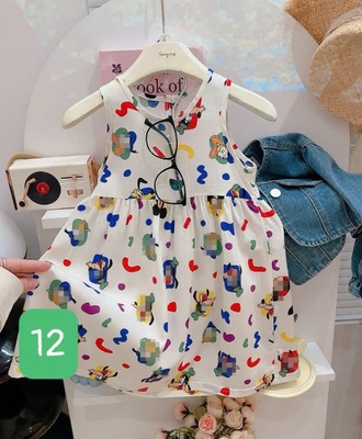 Váy bg họa tiết 1203