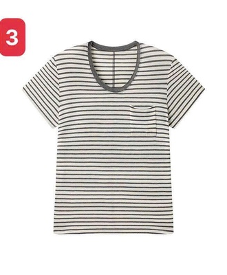 Áo thun giấy cổ tim 1503