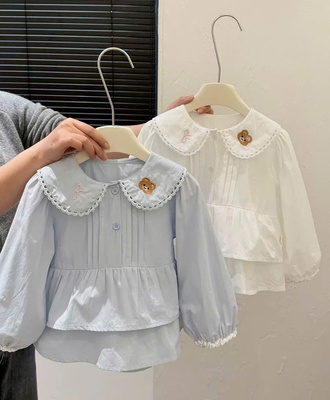 Áo sơ mi gấu cho bé 1903