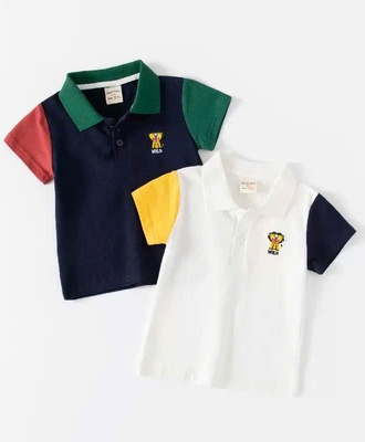 Áo polo phối màu,bé 2003
