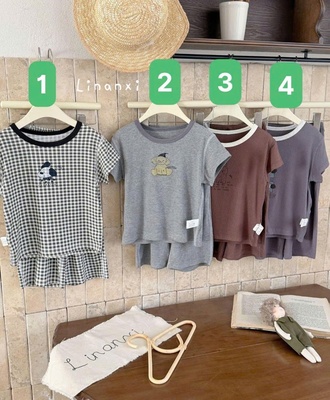 Bộ thun gân mặc nhà 2203