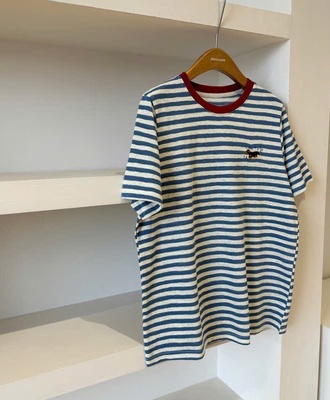 Áo phông cộc tay kẻ 2903