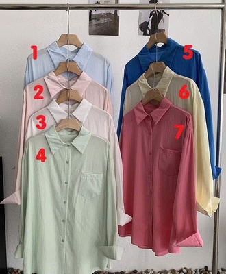 Áo sơ mi màu dài tay 3003