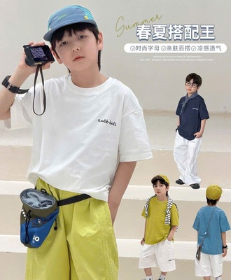 Áo phông trơn chữ bên ambb 3003