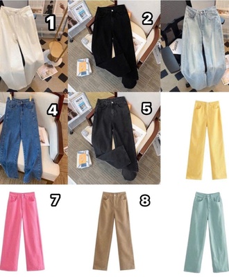 Quần jean ống xuông nữ 3003