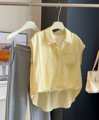 Sơ mi đũi tay hến anna 3103