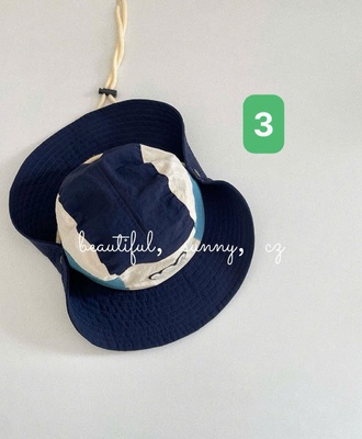 Mũ bé trai phối màu 0404