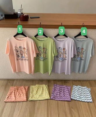 Bộ mặc nhà cộc tay 0504