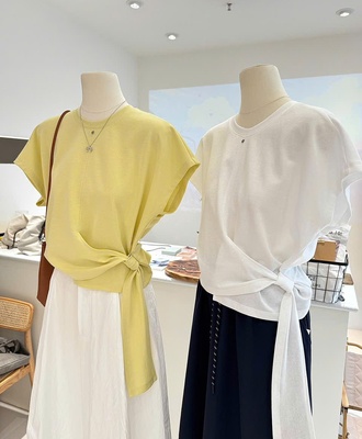 Áo thun buộc eo 0504