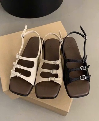 Sandal nữ 3 khuy 0704