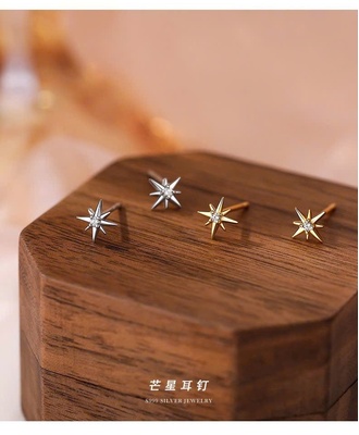 Khuyên tai bạc 0804