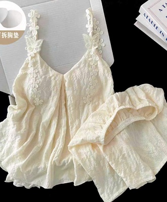 Bộ ngủ 2 dây hoa 1404