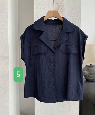 Áo sơ mi nữ cổ vest 1504