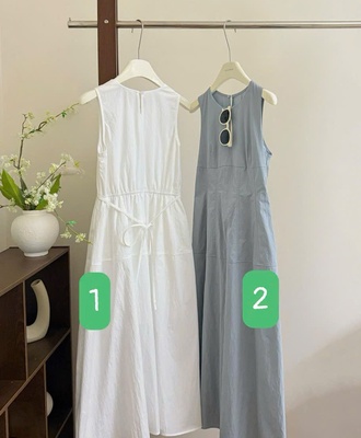 Đầm maxi tối giản 1704