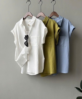 Áo sơ mi tay hến 2404