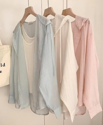 Áo khoác liền mũ mỏng 3004