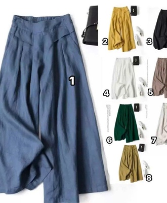 Quần ống rộng cho nữ 0105