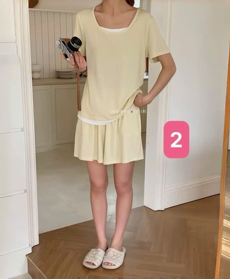 Bộ cộc mặc nhà nữ 0405
