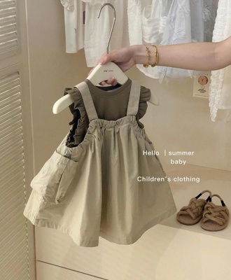 Sét váy yếm cho bé 0605