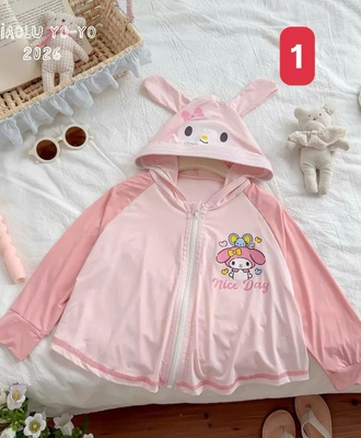 Áo khoác chống nắng tai thỏ 1305