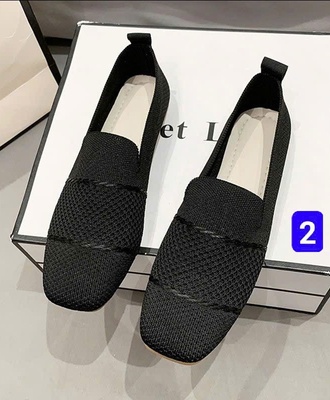 Giày lười len đan 1405