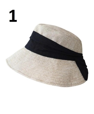 Mũ vành rộng phối nơ 1705