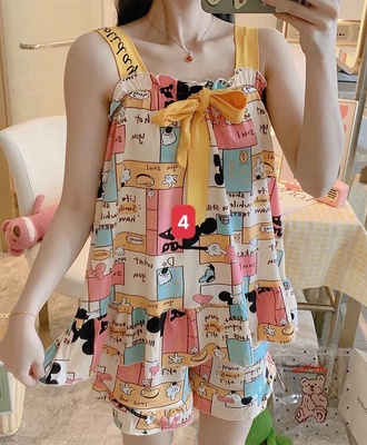 Bộ ngủ 2 dây nữ 1805