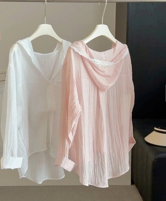 Áo sơ mi nữ phối ren anna 2605