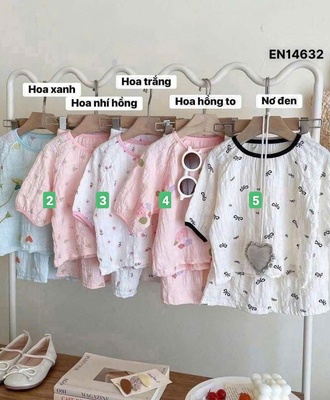 Bộ lanh hoa nhí 2605