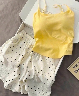 Bộ mặc nhà kèm bra 2805