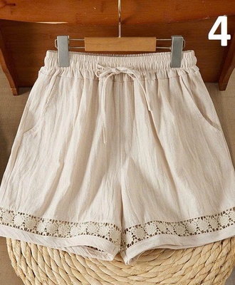 Quần short nữ viền ren 0506