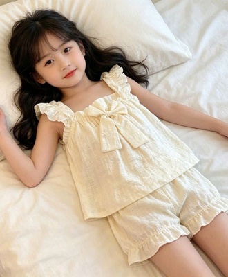 Bộ ngủ 2 dây cho bé 0506