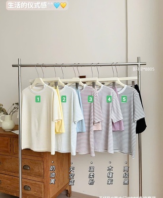 Bộ cotton kẻ 0706