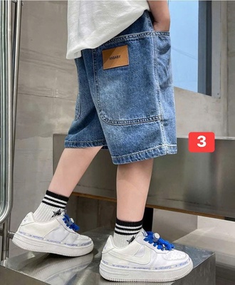 Quần short jean cho bé 2406