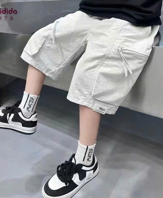 Quần short túi hộp bé 0307