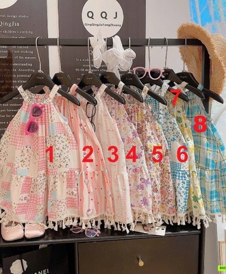 Đầm lanh họa tiết 0407