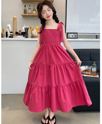 Váy maxi hồng 0607