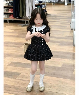 Váy chấm bi cho bg 1107