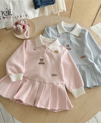 Váy polo thêu gấu 1607